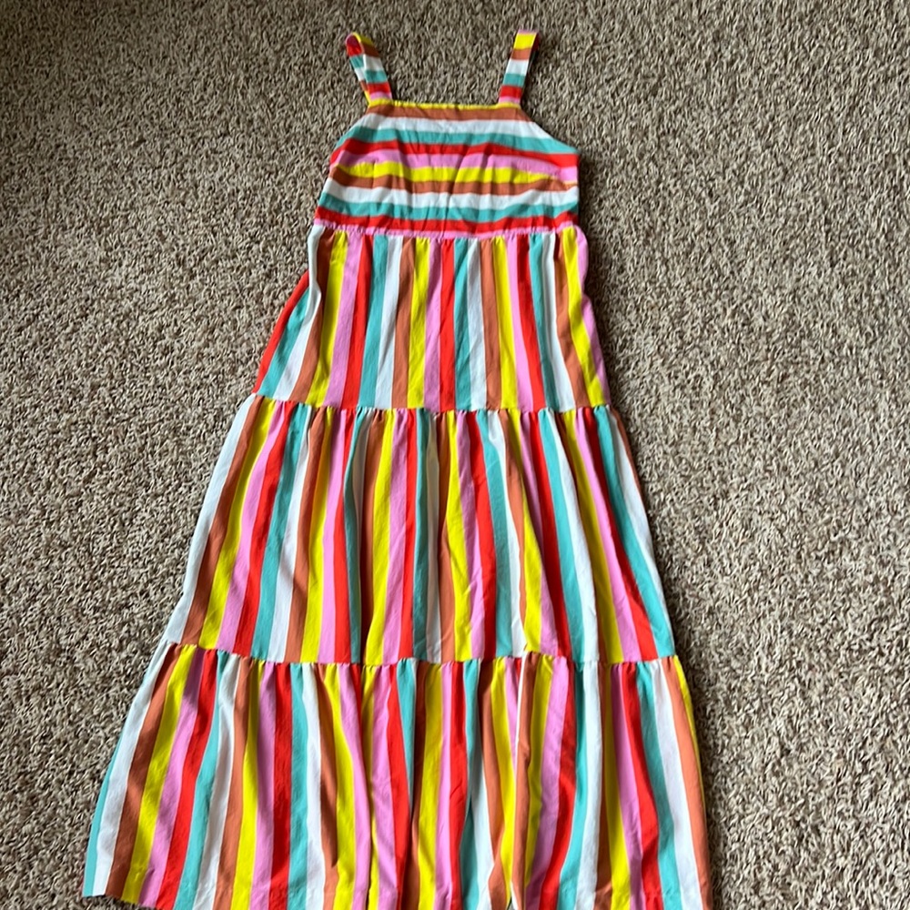 JCrew stripe maxi